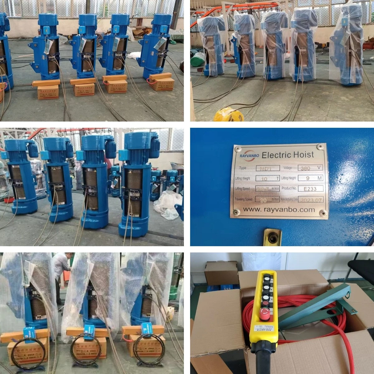 Wire rope hoist packing1-Rayvanbo Wire rope hoist packing1-Rayvanbo